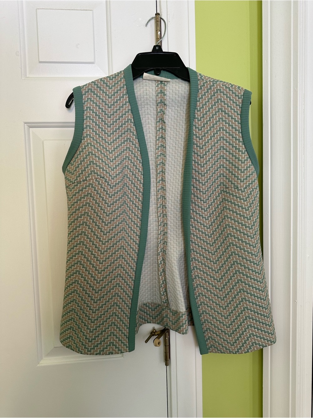 Vintage 70s Toni Todd Chevron Vest